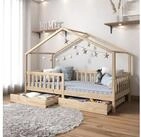 IDIMEX Hausbett ELEA, Hausbett Montessori Bett Kinderbett Tipibett 90 x 200...