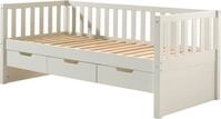 Vipack Einzelbett mit Schubladen, Kiefer massiv, viel Stauraum und zeitloses...