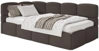 Selsey Jugendbett CLOUDY, mit Bettkasten, Lattenrost, Chenille wasserabweisend,...