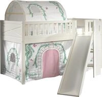 Vipack Hochbett Scott (Made in Europe) m. Rutsch-/Leiterturm, LF 90x200 cm,...