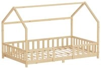 ML-DESIGN Spielbett Hausbett Kinderbett inkl. Lattenrost kreativ Bodenbett f&uuml;r