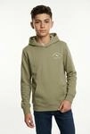 Kapuzensweatshirt PUMA "CLASS GRAPHIC HOODIE TR B", Jungen, Gr. 176, beige (lux