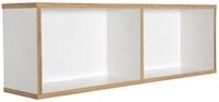 roba&reg; Wandregal Finn, H&auml;ngeregal f&uuml;r Kinderzimmer, Wei&szlig;/ Goldeiche