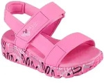 Skechers UNO LITE SANDAL-SUNNY LOVE Sandale Sommerschuh, Klettschuh mit Plateau,