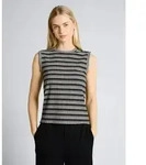 TOM TAILOR Denim Tr&auml;gertop T-Shirt Top mit Streifenmuster