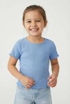 KIDS ONLY T-Shirt KOGNELLA S/S O-NECK TOP NOOS JRS mit s&uuml;&szlig;er Wellenkante