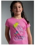 Trigema T-Shirt TRIGEMA T Shirt mit Printmotiv "Summer Party" (1-tlg) rosa 104...