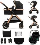 Kinderkraft Kombi-Kinderwagen ESME 3IN1, (Set, 7-tlg), inkl. Babyschale MINK PRO 2