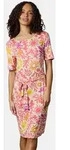 Ragwear Sommerkleid Taggiana Print YOUMODO Damen Midikleid mit Taillenband und