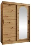 MIRJAN24 Kleiderschrank Selfie 150 cm (mit zwei Schiebet&uuml;ren) Schubladen als