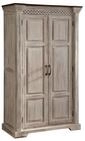 Massivmoebel24 Dreh-/Schwebet&uuml;renschrank CASTLE-ANTIK (Schrank Mango&nbsp;/&nbsp;Akazie