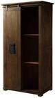 Massivmoebel24 Dreh-/Schwebet&uuml;renschrank RAILWAY (Schrank Mango 100x60x190...