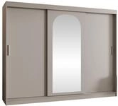 MIRJAN24 Kleiderschrank Selfie 250 cm (mit drei Schiebet&uuml;ren) 250x62x200 cm,