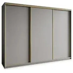 Masseno Schwebet&uuml;renschrank NISSE 250 cm Kleiderschrank 3 T&uuml;ren und 4...