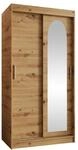 MIRJAN24 Kleiderschrank Selfie 100 cm (mit zwei Schiebet&uuml;ren) zwei...