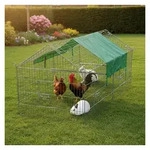Zooprinz Freigehege Gittergehege mit Sonnenschutz f&uuml;r Hasen, Kaninchen,...