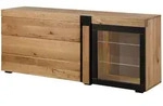 Massivmoebel24 Sideboard ROTTERDAM (Massivholz), Wildeiche 180x45x75 natur...