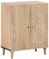 vidaXL Beistellschrank Beistellschrank 60x33x75 cm Massivholz (1-St)