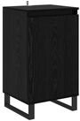 vidaXL Sideboard Sideboard Schwarz Eichen-Optik 40 x 35 x 70 cm Holzwerkstoff...