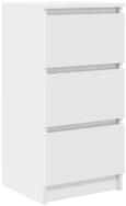 vidaXL Sideboard Sideboard Wei&szlig; 37,5x35x76 cm Holzwerkstoff (1 St)