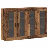 vidaXL Sideboard Wandmontierte Schr&auml;nke 2 pcs Altholz 69,5 x 34 x 90 cm (2 St)