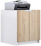 Vladon Kommode Logan (Aktenschrank, mit 2 F&auml;chern und 2 T&uuml;ren), Druckerschrank