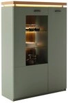 MCA furniture Vitrine Highboard Moniz 1, Salbei gr&uuml;n / Eiche Evoke, ohne...