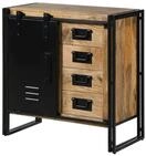 Massivmoebel24 Kommode BLACKBURN (Massivholz), Mango 90x45x90 natur lackiert /...