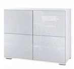 Vladon Kommode Rova V3 (Moderner K&uuml;chenschrank, mit 4 Push-to-Open T&uuml;ren),...