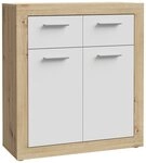FORTE Kommode Baccio, Breite 83 cm, H&ouml;he 92 cm mit 2 Schubk&auml;sten und 2 T&uuml;ren