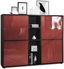 Vladon Highboard Cuba V3 (Highboard, Schrank Anrichte Cuba V3 mit 12 F&auml;chern),