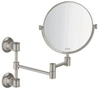 hansgrohe Rasierspiegel Axor Montreux, Edelstahl Optic