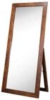 Massivmoebel24 Spiegel (1-St., Standspiegel Akazie 75x3x175 nougat lackiert...