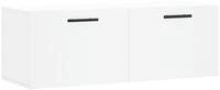 vidaXL H&auml;ngeschrank Wandschrank Wei&szlig; 100x36,5x35 cm Holzwerkstoff (1-St)