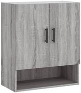 vidaXL H&auml;ngeschrank Wandschrank Grau Sonoma 60x31x70 cm Holzwerkstoff (1-St)