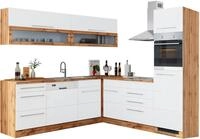 KOCHSTATION Winkelk&uuml;che KS-Wien, Stellbreite 220 x 250 cm, wahlweise mit...