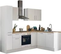 BASIC by Balculina Winkelk&uuml;che Turin, Stellbreite 240x175 cm, wahlweise mit