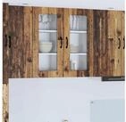 vidaXL Sideboard, K&uuml;chenschrank mit Speicher Kalmar 2 pcs Altholz 40 x 31 x 80...