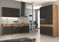 K&uuml;chen-Preisbombe K&uuml;chenzeile VIGO 220 + 120 cm K&uuml;chenzeile K&uuml;chenblock