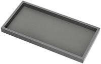 Giftcompany Tablett Neo Tablett rechteckig grau 30cm, Holzfaserplatte