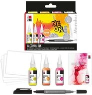 Marabu Tintenroller Marabu Alkoholtinte Set NEON 3x20ml