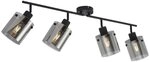 Qazqa LED Aufbaustrahler Domo, ohne Leuchtmittel, Warmwei&szlig;, QAZQA Aufbau&shy;spot, e27,