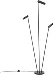 Qazqa Stehlampe Thomas, ohne Leuchtmittel, Warmwei&szlig;, QAZQA Stehlampe, gu10,...