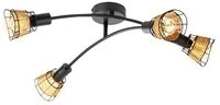 NOWA Deckenleuchte, Leuchtmittel nicht inklusive, Deckenleuchte Lampe...