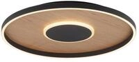 MONDO LED Deckenleuchte FAMERA, 2-flammig, Braun, Schwarz, Eichenholz,...
