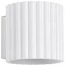 SOLLUX lighting Wandleuchte Wandleuchte Aura Wei&szlig; G9, Nicht enthalten