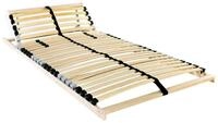 vidaXL Bett Bett-Lattenrost Braun 120 x 190 cm Massivholz Buche (1-tlg)