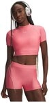 Under Armour&reg; Laufshirt Under Armour HeatGear Crop Mock Damen default
