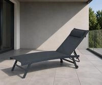 Gardissimo Rollliege Elli anthrazit Gartenliege Sonnenliege Alu Aluminium mit...