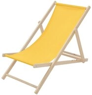ECD Germany Gartenliege Holz Liegestuhl Beachstuhl klappbarer Strandstuhl...